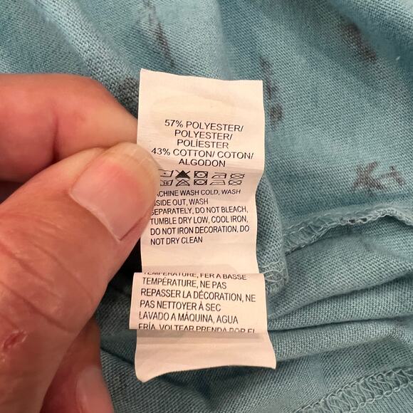 NWT Lucky Brand Men’s Blue Summer Icon Soft Cotton Crewneck Tee - SIZE XXL - Picture 7 of 7